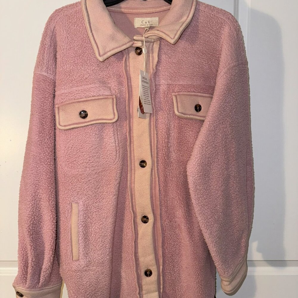Blush Warm Thick ruby Shacket
